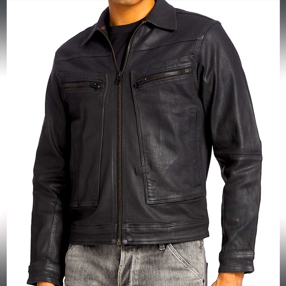 G-Star Raw Air-force Waxed Denim Jacket - Picture 2 of 12